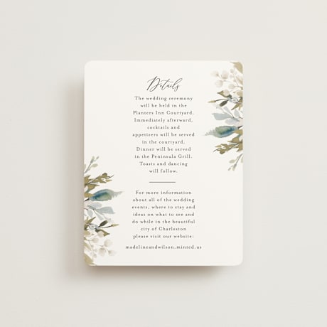 Reception Cards
