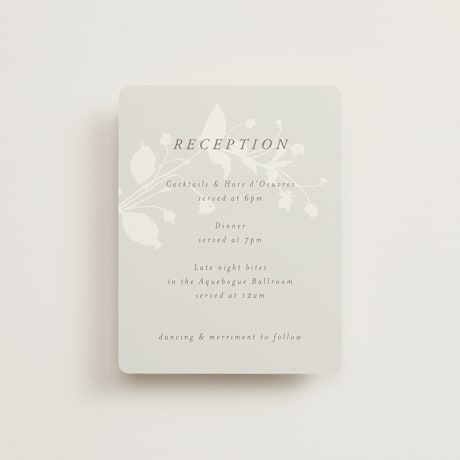Reception Cards