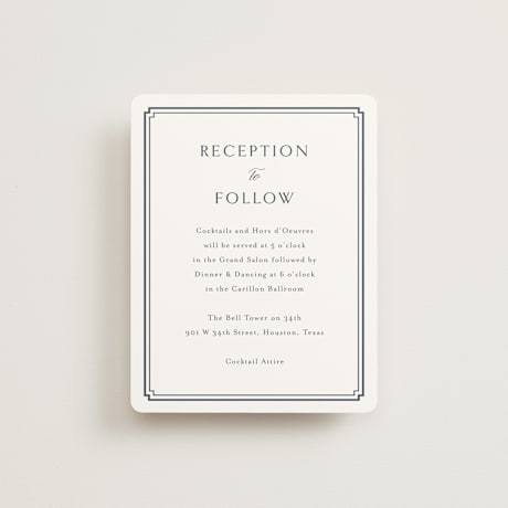 Reception Cards
