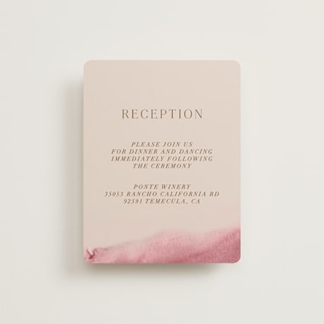 Reception Cards