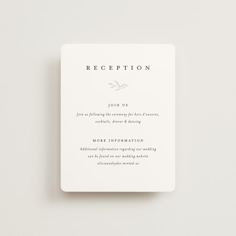 Reception Cards