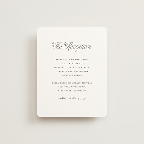 Reception Cards