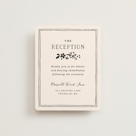 Reception Cards