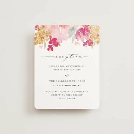 Reception Cards