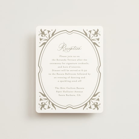 Reception Cards