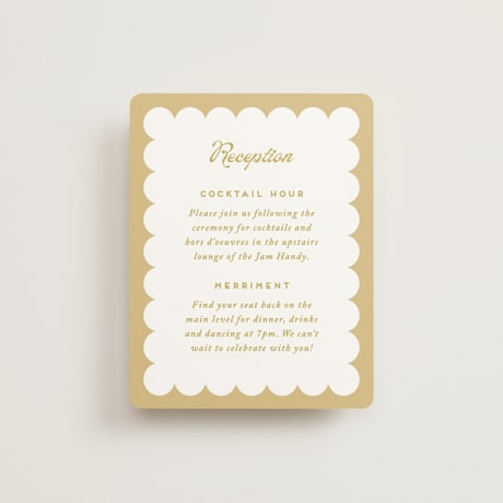 Reception Cards