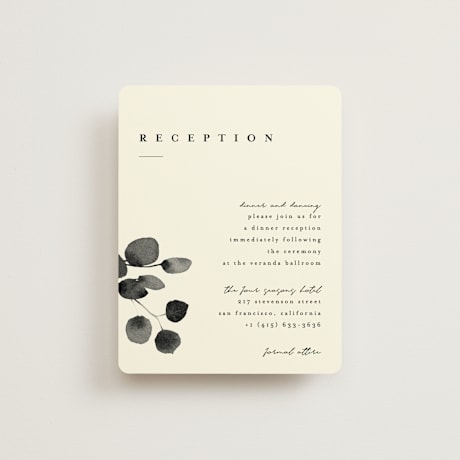 Reception Cards