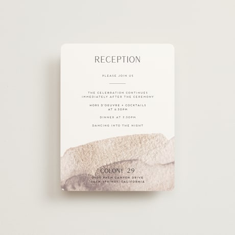 Reception Cards
