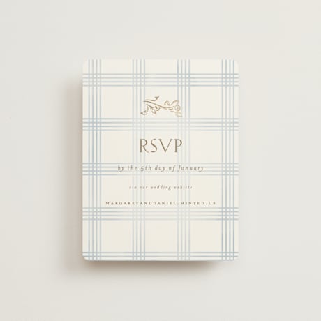 Foil-Pressed RSVP Online Enclosure Cards