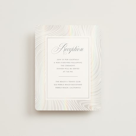 Gloss-Press Reception Cards
