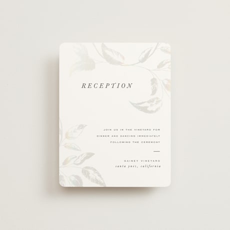 Gloss-Press Reception Cards