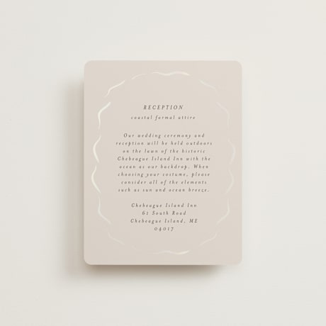 Gloss-Press Reception Cards