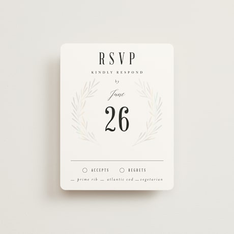 Gloss-Press RSVP Cards