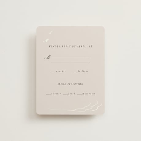 Gloss-Press RSVP Cards