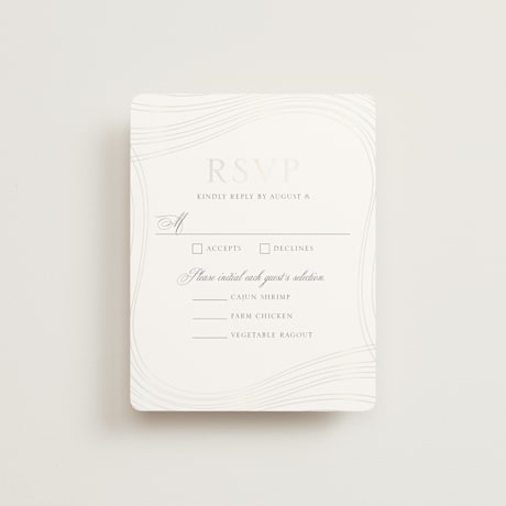 Gloss-Press RSVP Cards