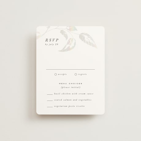 Gloss-Press RSVP Cards