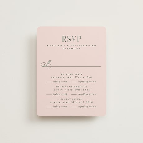 Multi-Event RSVP Cards