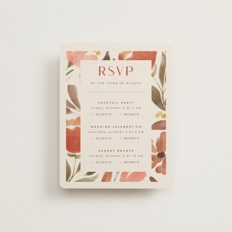 Multi-Event RSVP Cards