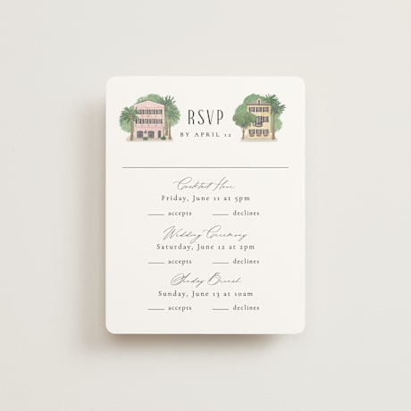 Multi-Event RSVP Cards