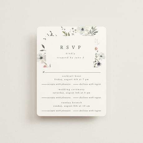 Multi-Event RSVP Cards