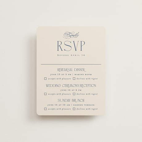 Multi-Event RSVP Cards