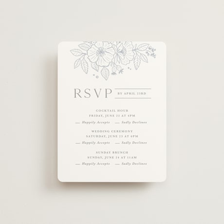 Multi-Event RSVP Cards