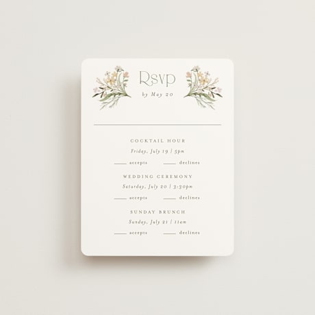 Multi-Event RSVP Cards