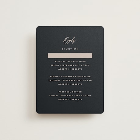 Multi-Event RSVP Cards