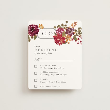 Multi-Event RSVP Cards