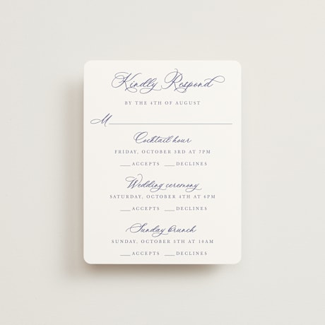 Multi-Event RSVP Cards