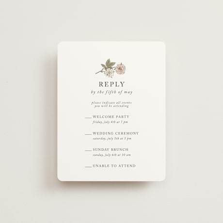 Multi-Event RSVP Cards