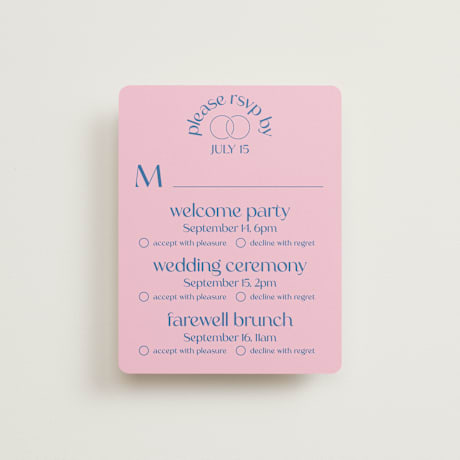 Multi-Event RSVP Cards