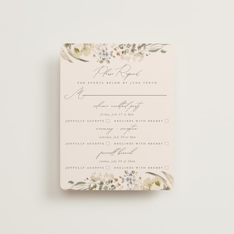 Multi-Event RSVP Cards