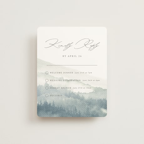 Multi-Event RSVP Cards