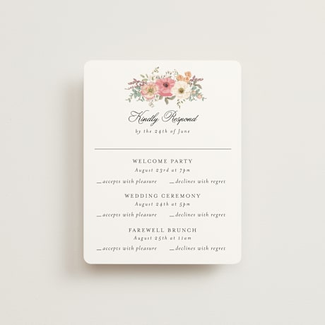 Multi-Event RSVP Cards