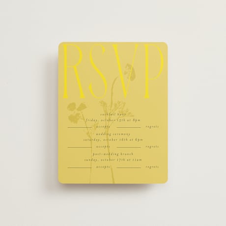 Multi-Event RSVP Cards