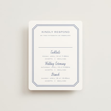 Multi-Event RSVP Cards