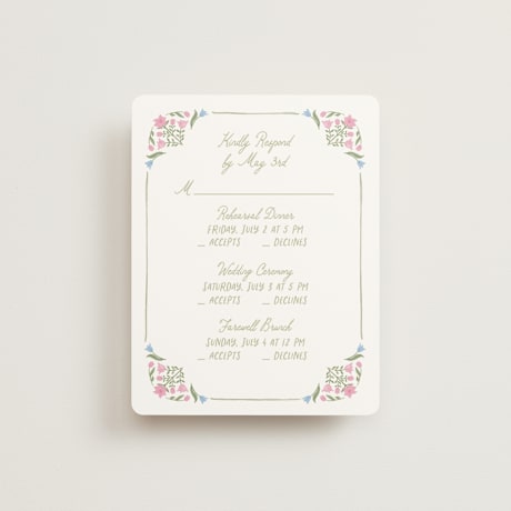 Multi-Event RSVP Cards
