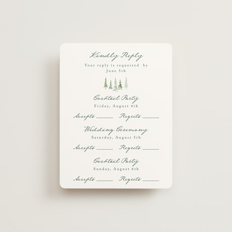 Multi-Event RSVP Cards