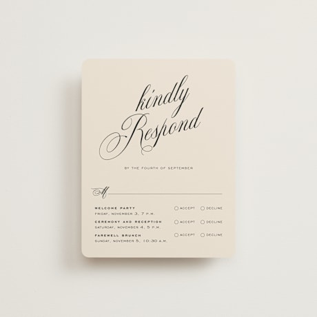 Multi-Event RSVP Cards