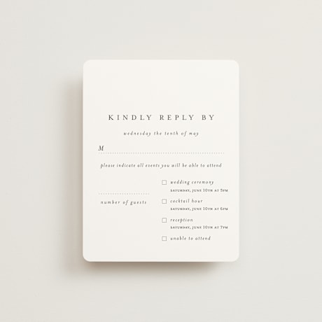 Multi-Event RSVP Cards