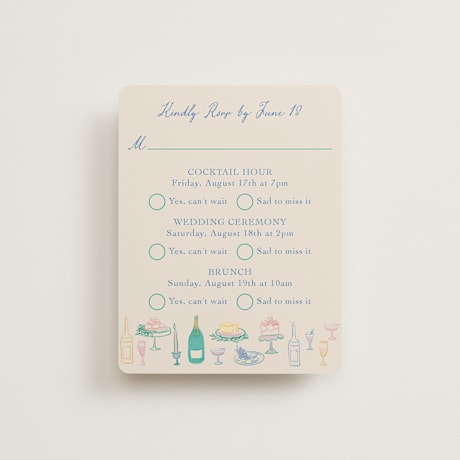 Multi-Event RSVP Cards