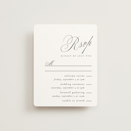 Multi-Event RSVP Cards