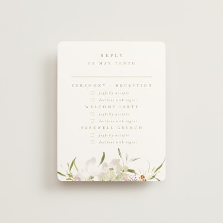 Multi-Event RSVP Cards