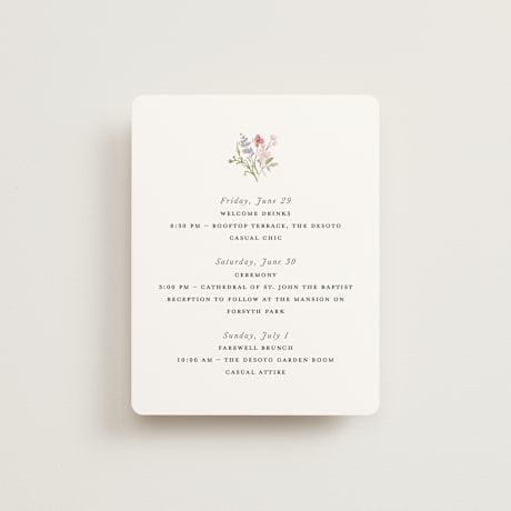 Multi-Event RSVP Cards