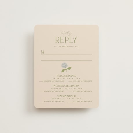 Multi-Event RSVP Cards