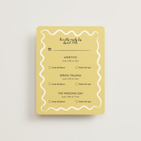 Multi-Event RSVP Cards