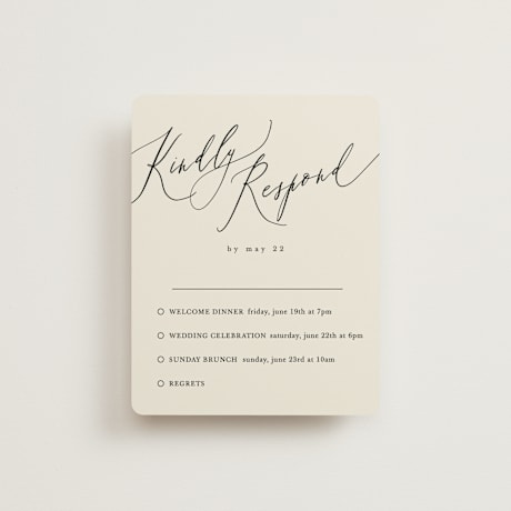 Multi-Event RSVP Cards