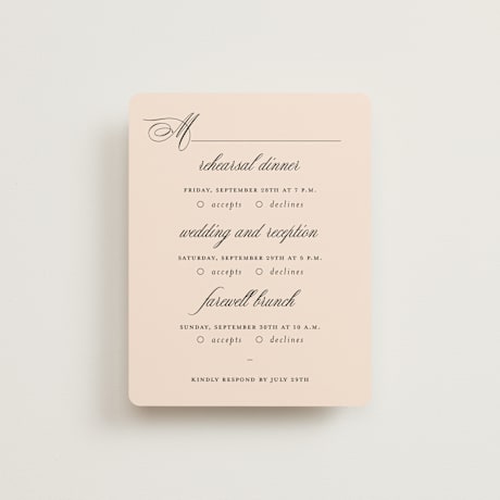 Multi-Event RSVP Cards