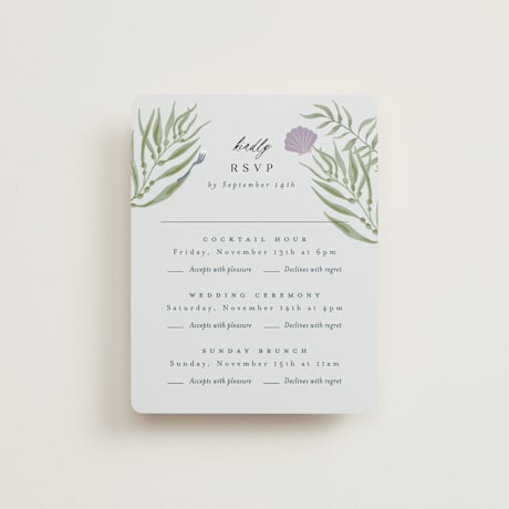 Multi-Event RSVP Cards